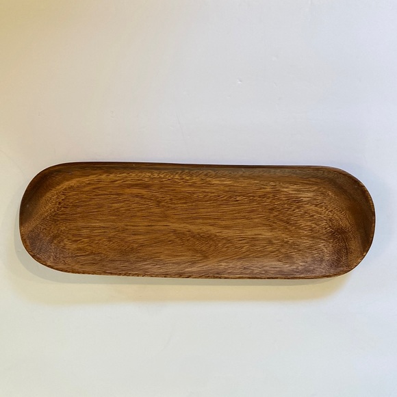 Pacific Merchants Acaciaware Wood Tray Catchall - Picture 3 of 10